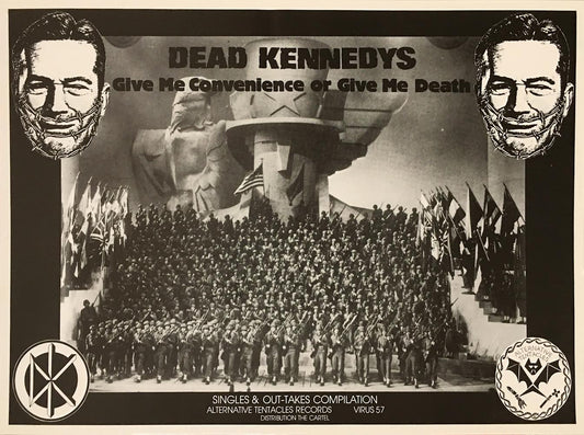 Dead Kennedys "Give Me Convenience of Give Me Death" Vintage Poster (1987)