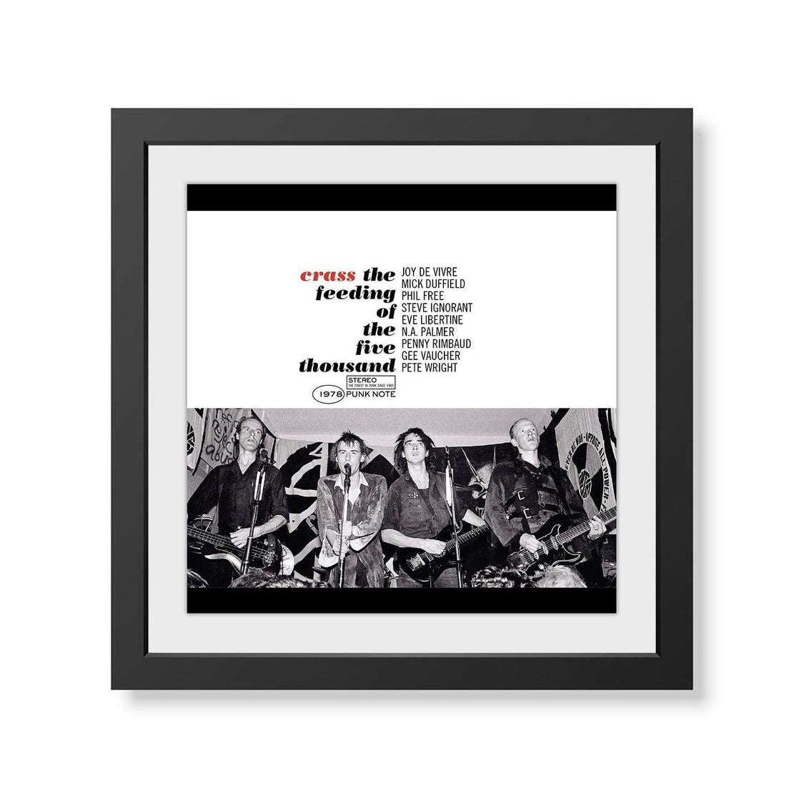 Stealworks x Steve Rapport "Crass - The Feeding of 5000" Print (2022)