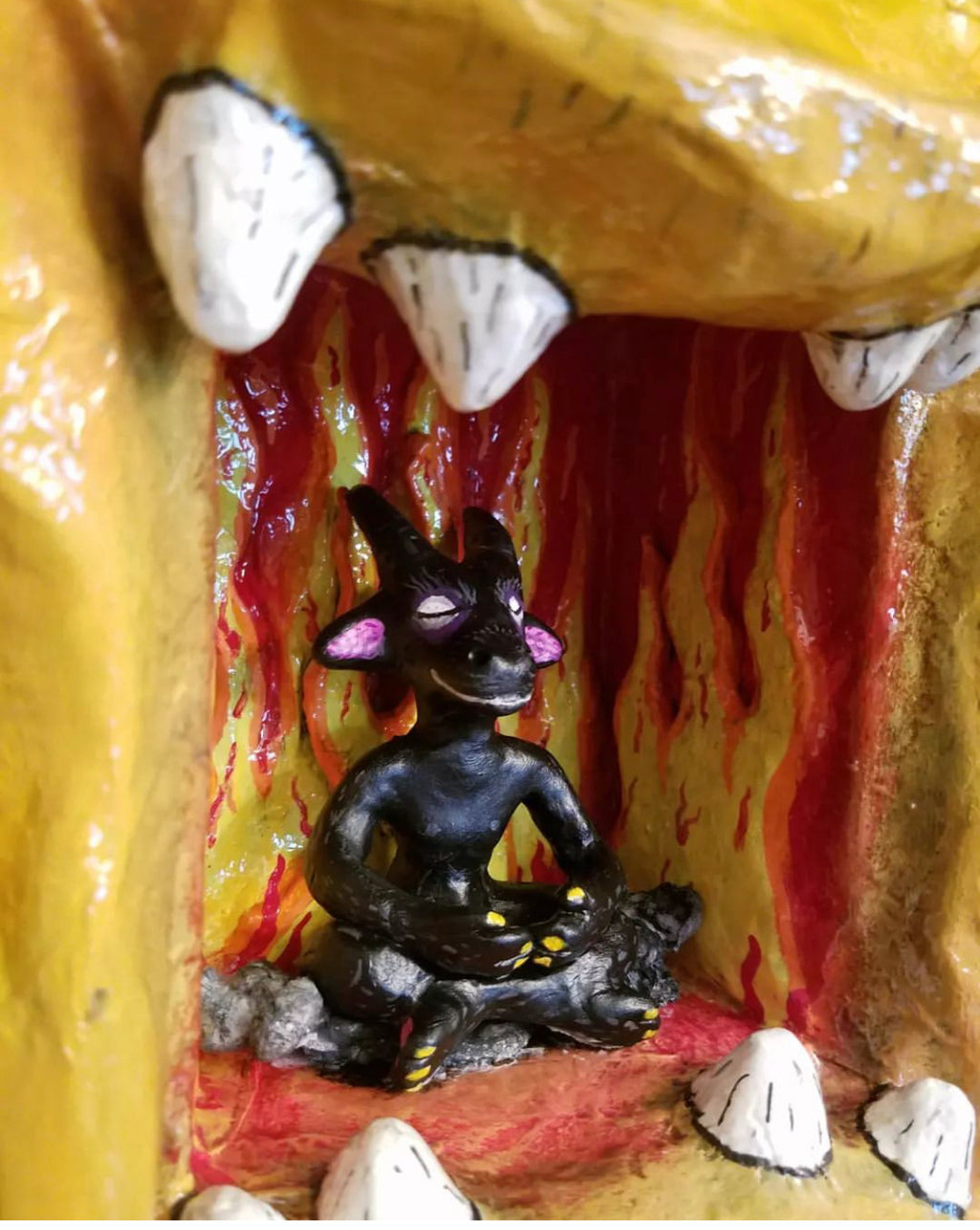 Oscar Rodriguez "Don't Bother Me... I'm Taking My Union Break" Mask Sculpture