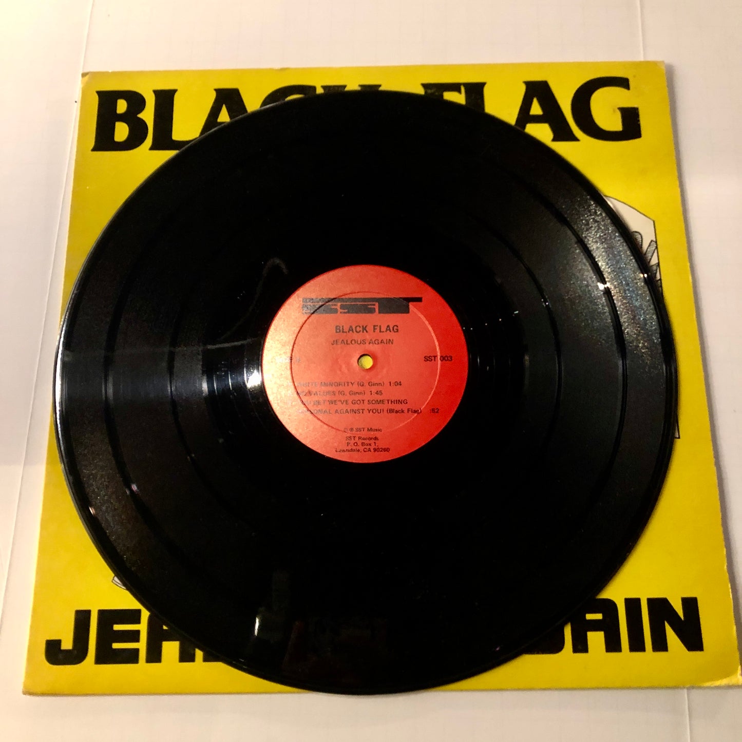 Black Flag “Jealous Again” 12” EP