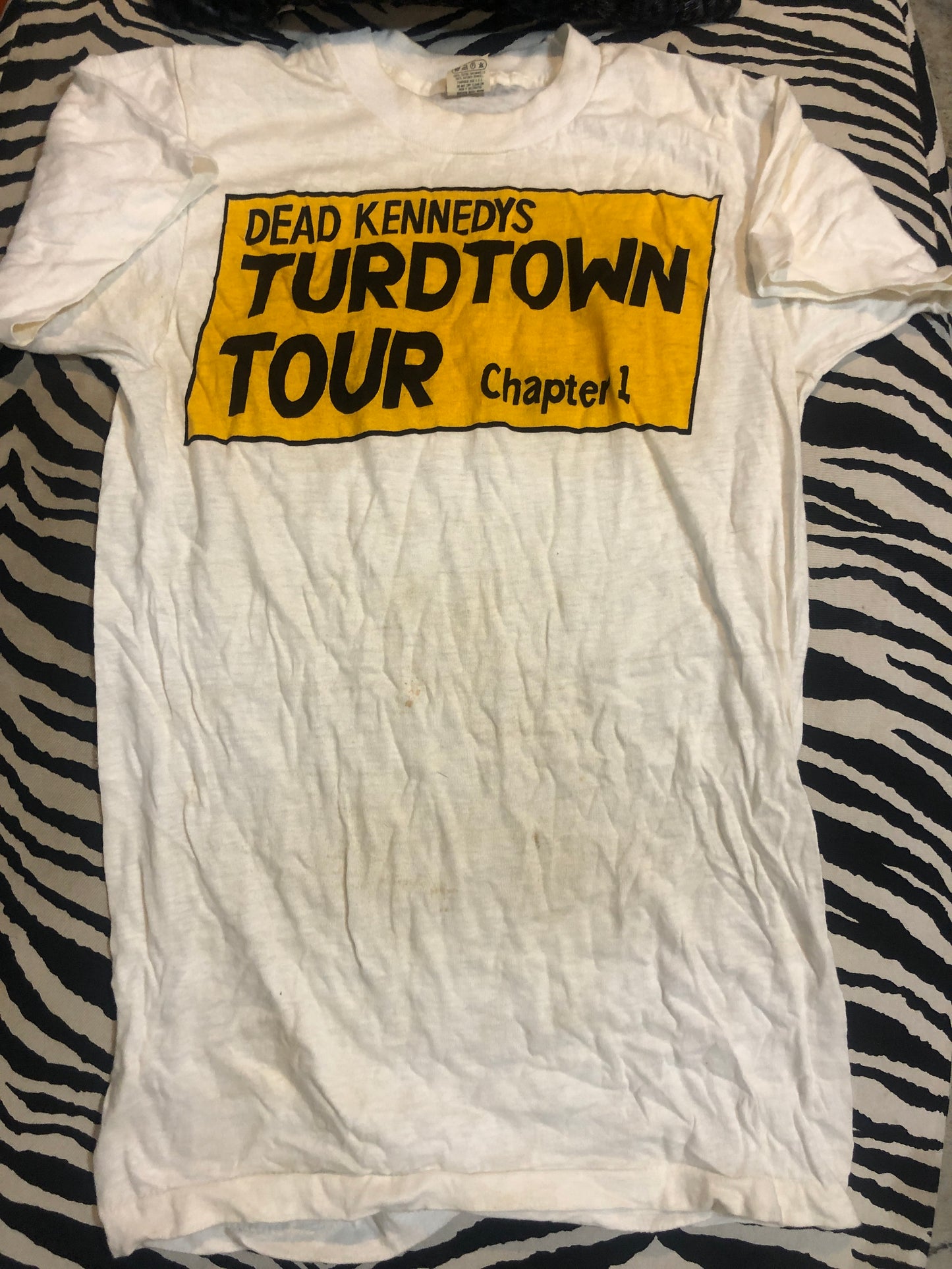 "Dead Kennedys Turdtown Chapter 1" Vintage T-Shirt (1983)