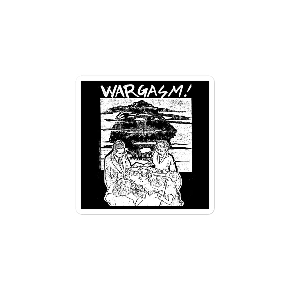 Winston Smith "Wargasm!" Stickers