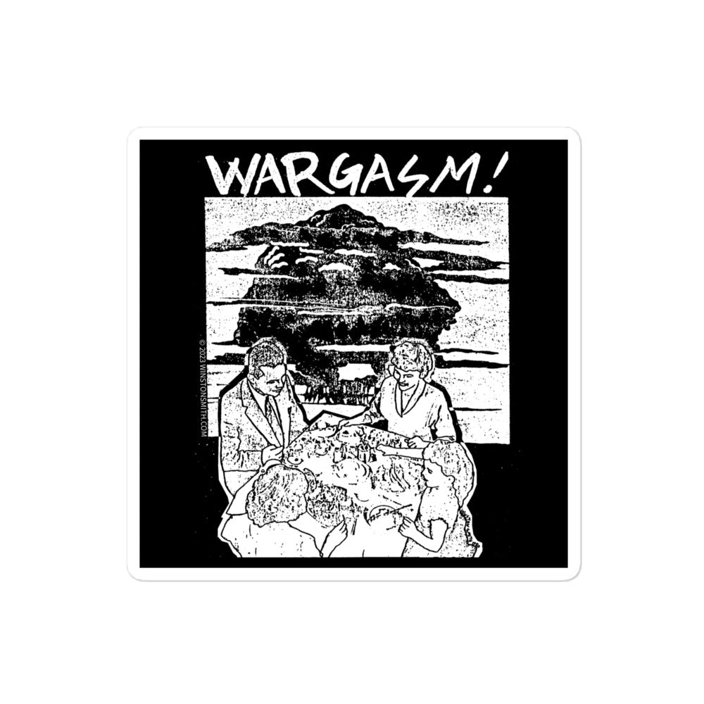 Winston Smith "Wargasm!" Stickers