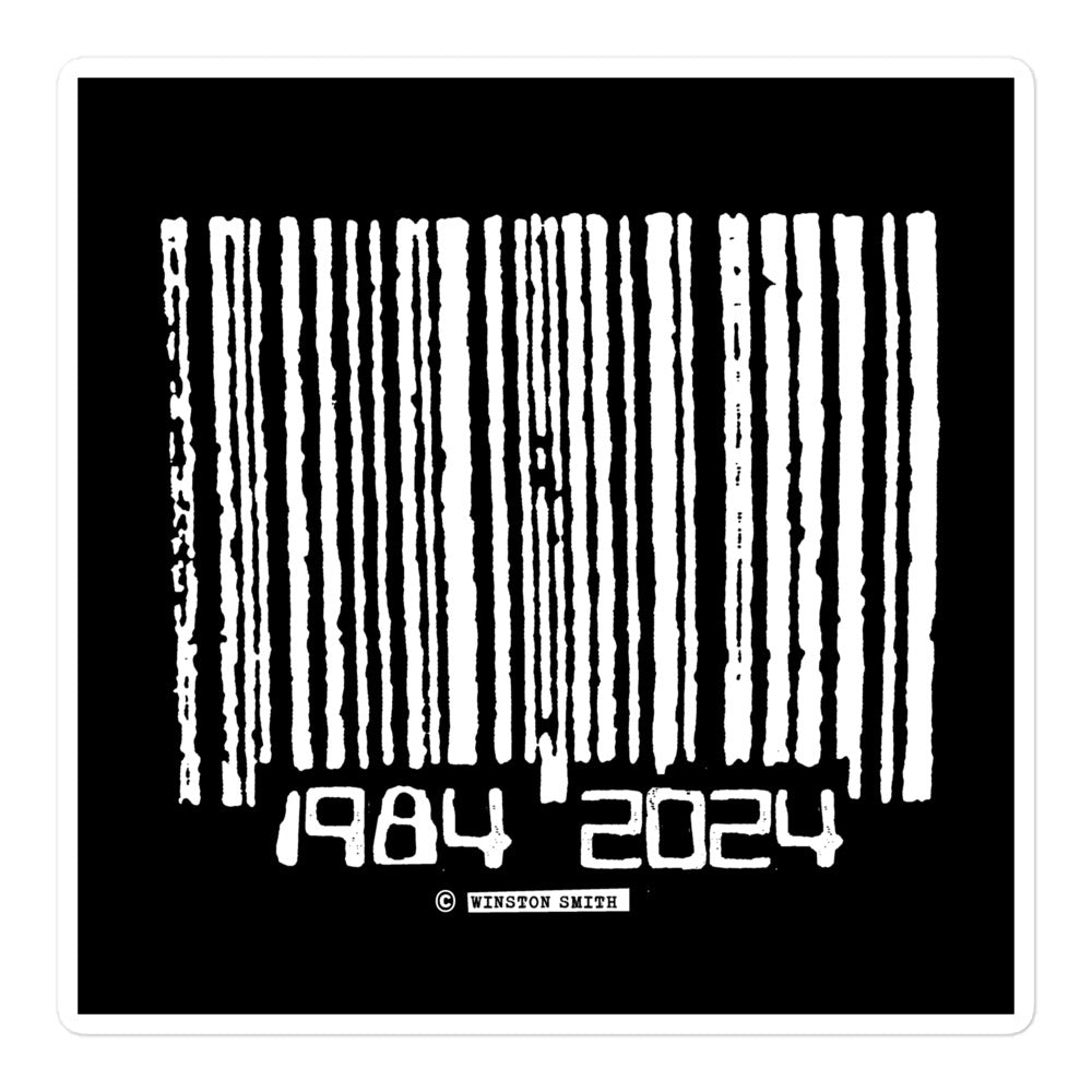 Winston Smith "1984 = 2024" Stickers