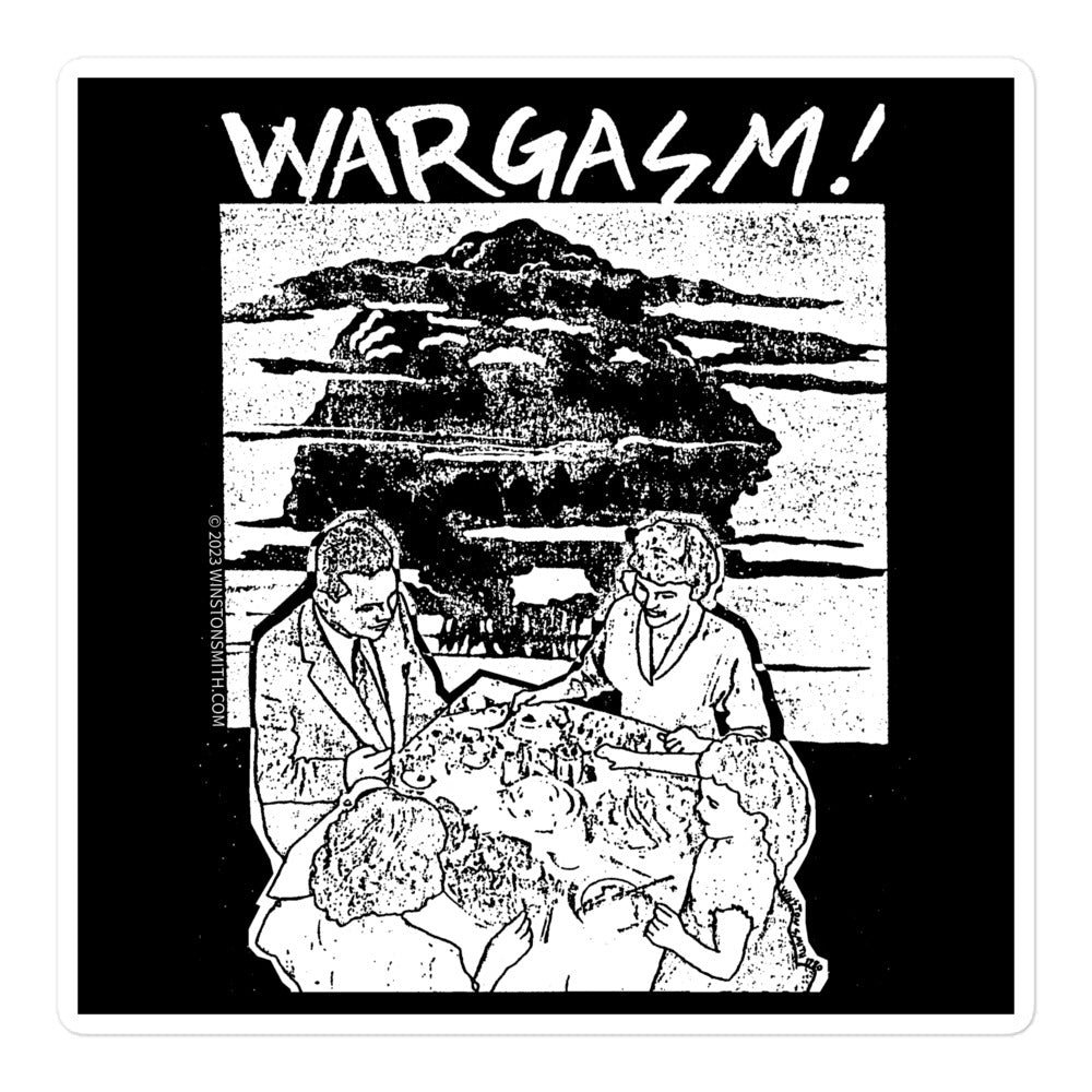 Winston Smith "Wargasm!" Stickers