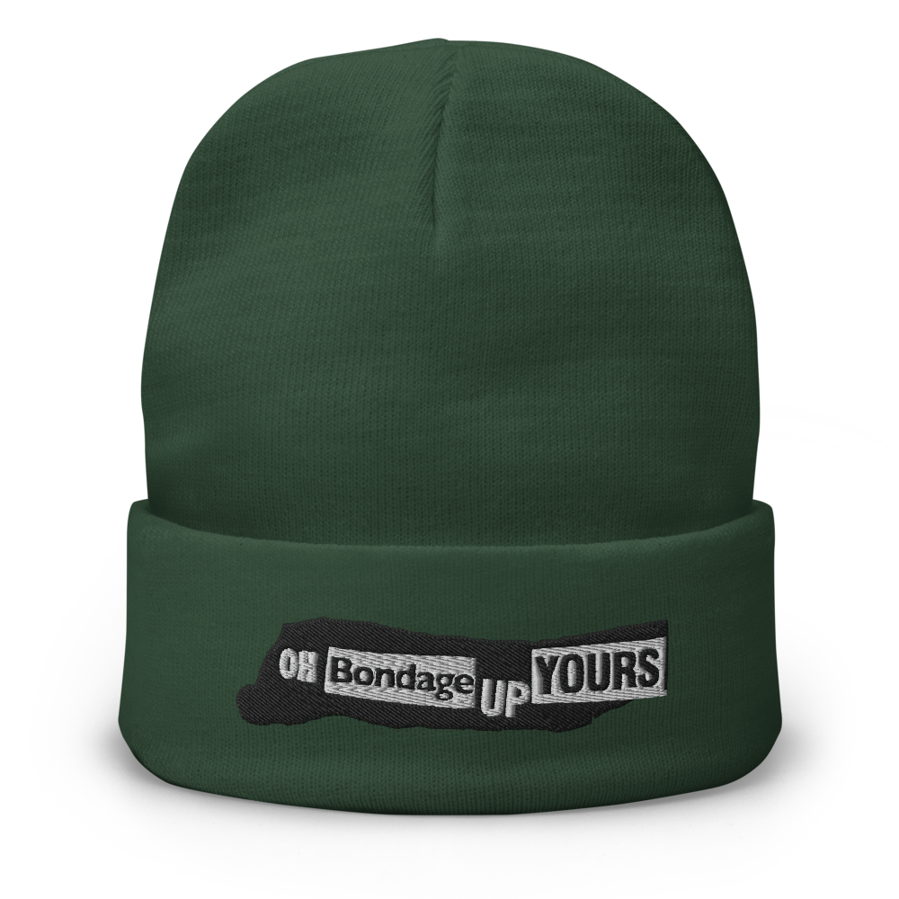 Stealworks "Oh Bondage Up Yours" Embroidered Skullcap