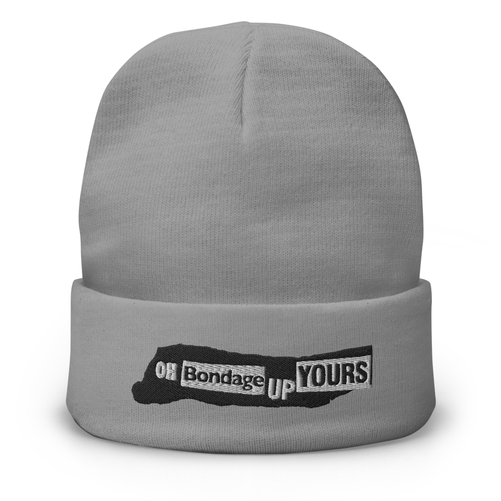 Stealworks "Oh Bondage Up Yours" Embroidered Skullcap