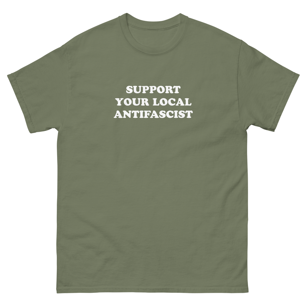 Stealworks "Support Your Local Antifascist" T-shirt