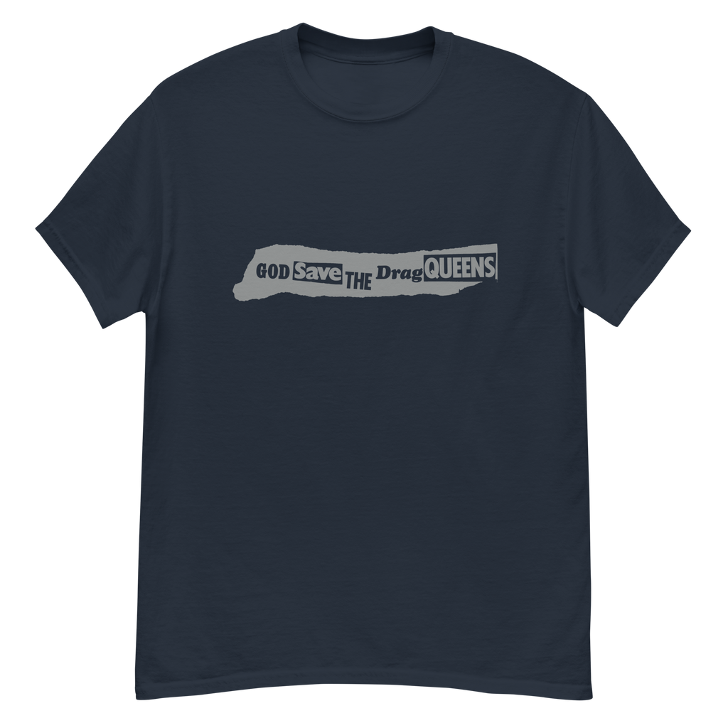 Stealworks "God Save the Drag Queens" Navy Tee