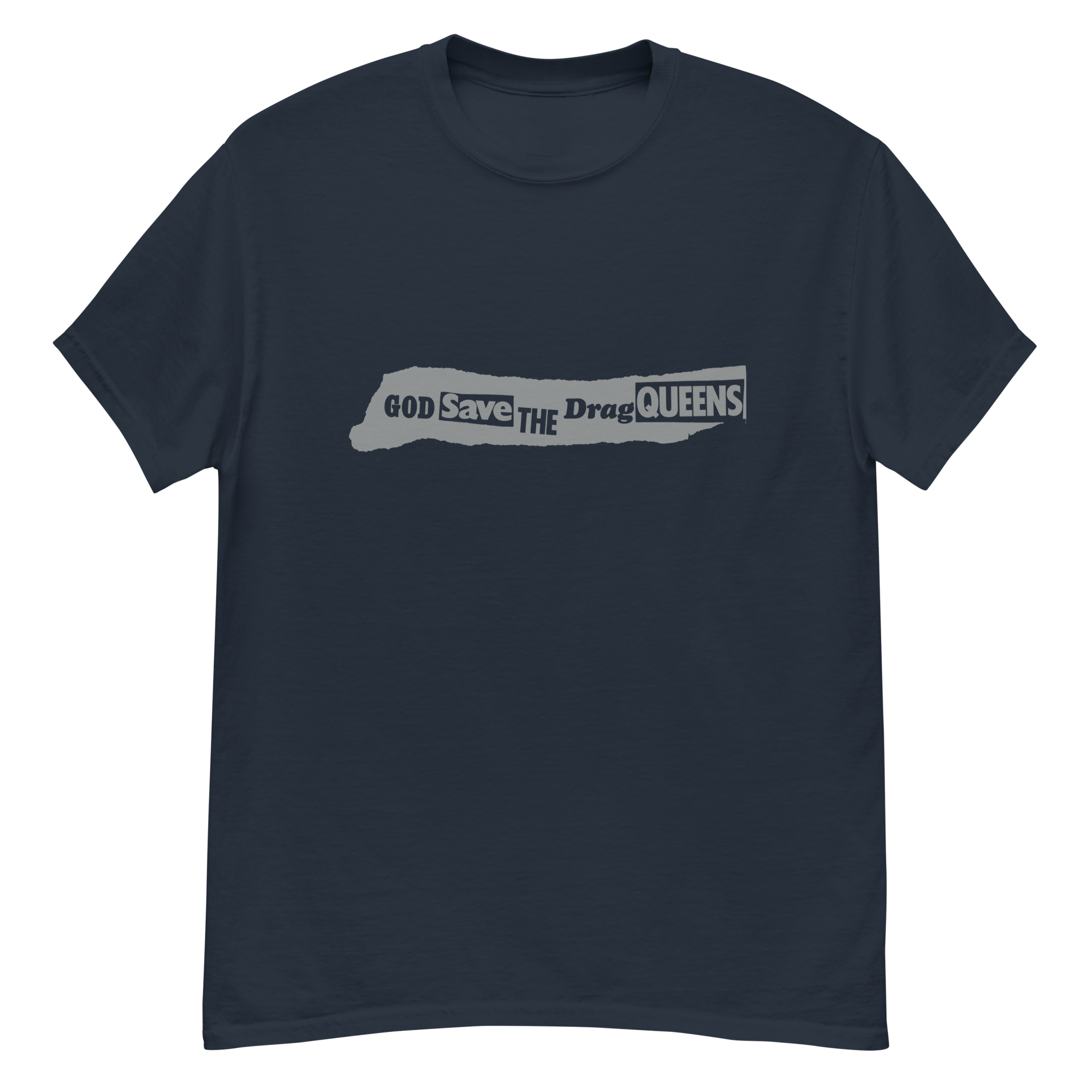 Stealworks "God Save the Drag Queens" Navy Tee