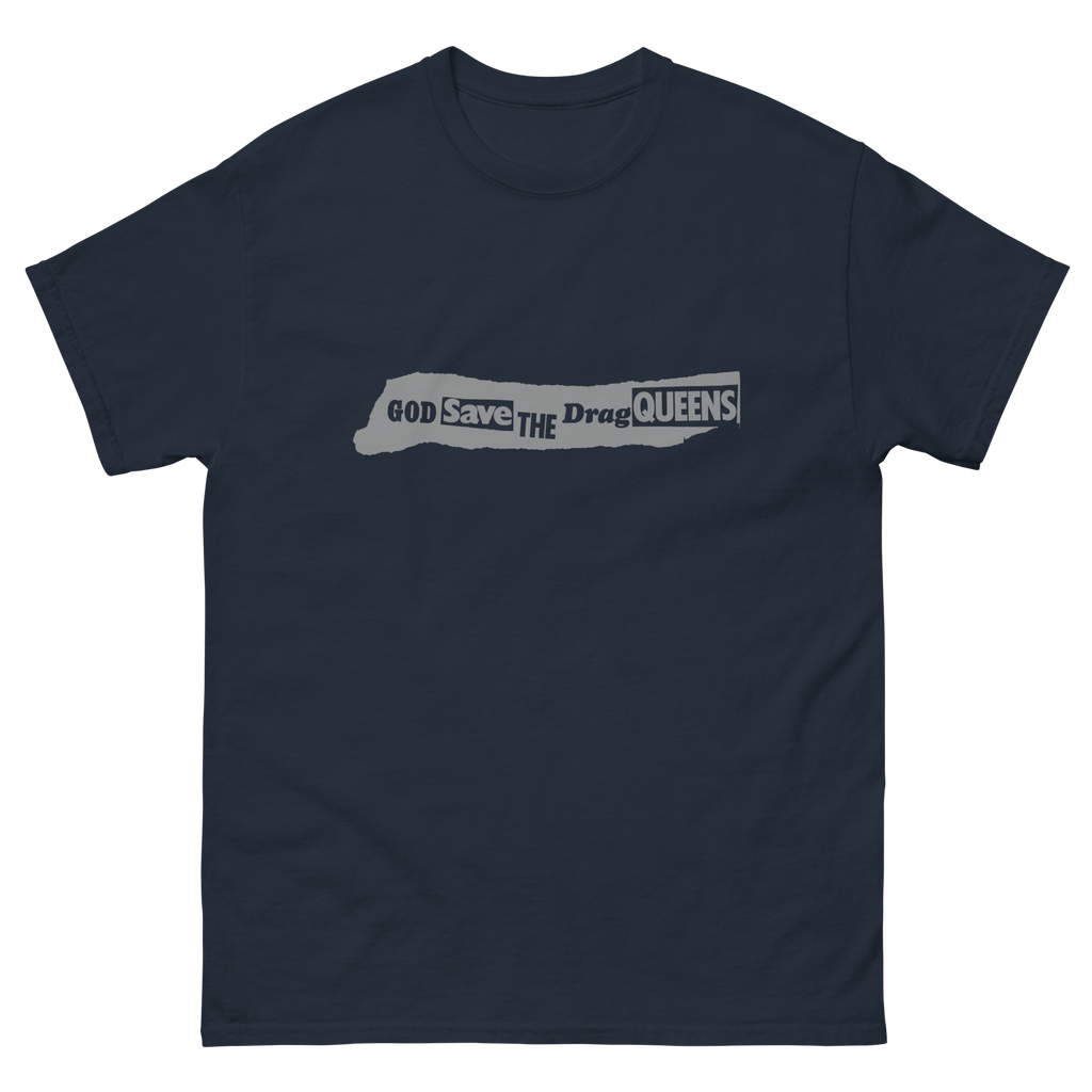 Stealworks "God Save the Drag Queens" Navy Tee