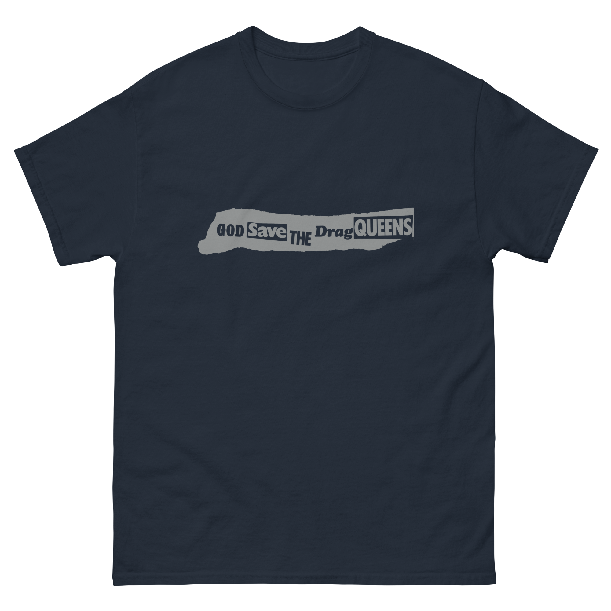 Stealworks "God Save the Drag Queens" Navy Tee