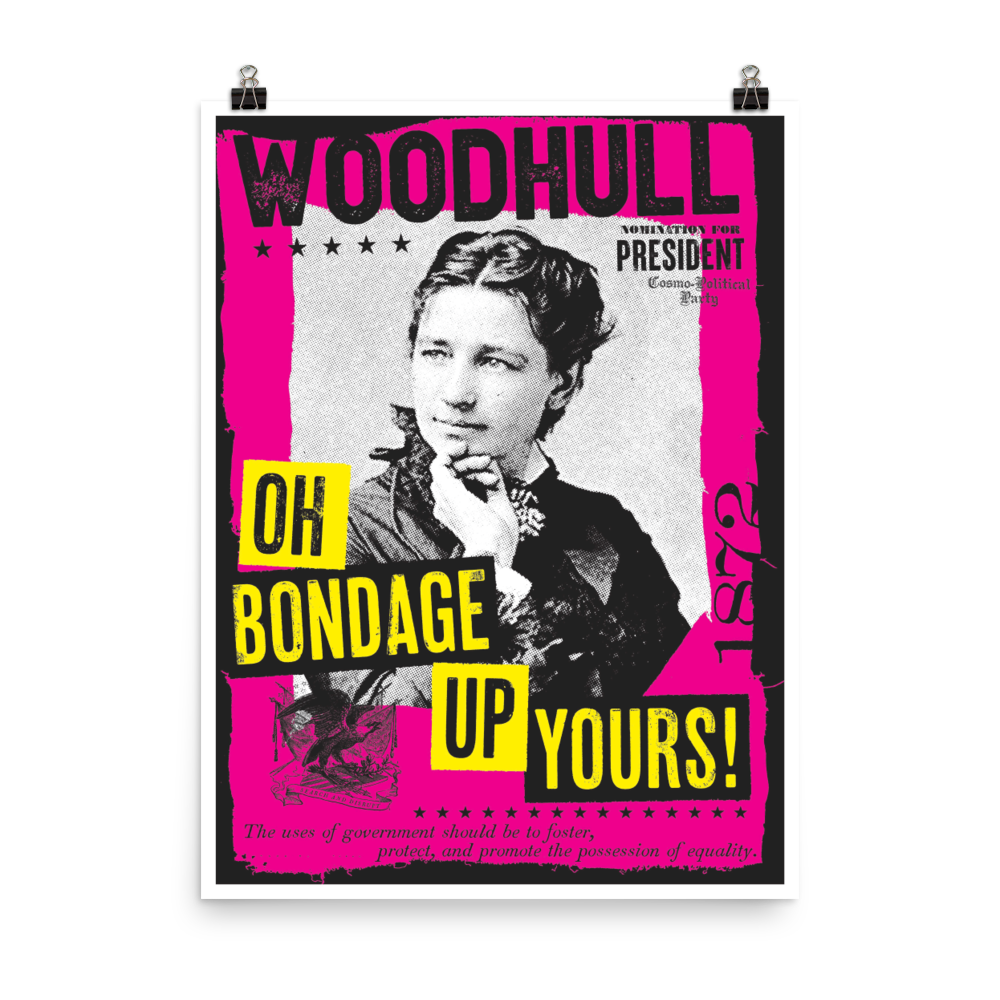 Stealworks "Victoria: Oh Bondage Up Yours!" Pink Campaign Poster