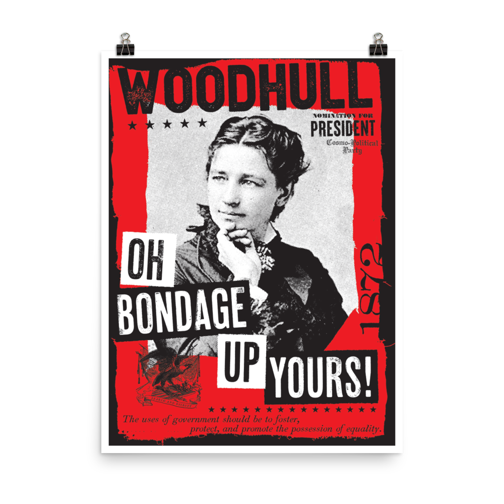 Stealworks "Victoria: Oh Bondage Up Yours!" Red Campaign Poster