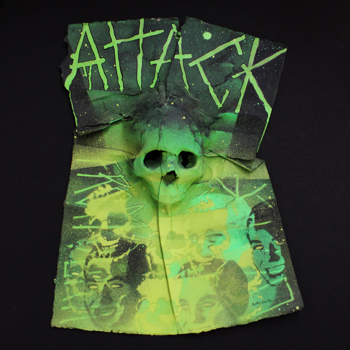 Beto Janz "Skull Paper Green" (2015)