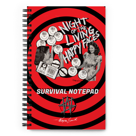 Winston Smith "Night Of The Living Happy Faces" Notebook