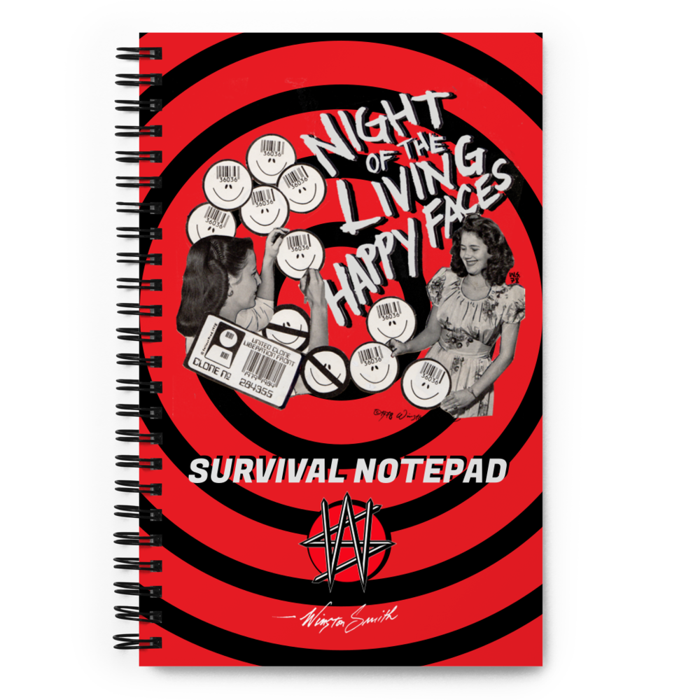 Winston Smith "Night Of The Living Happy Faces" Notebook