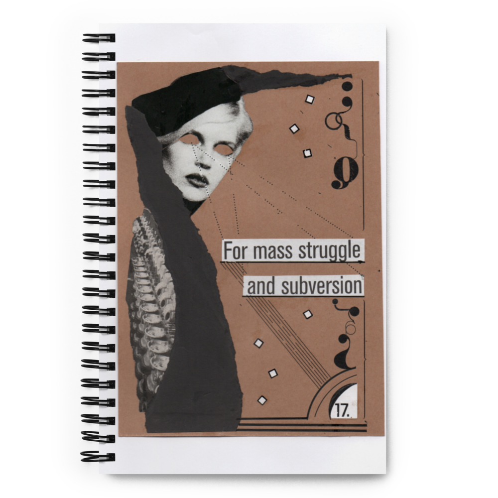 Paper Surgery "For Mass Struggle and Subversion" Notebook