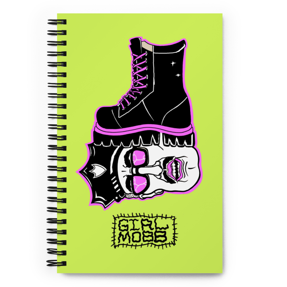 Girl Mobb "Cop Stomp / Burning Car" Notebook