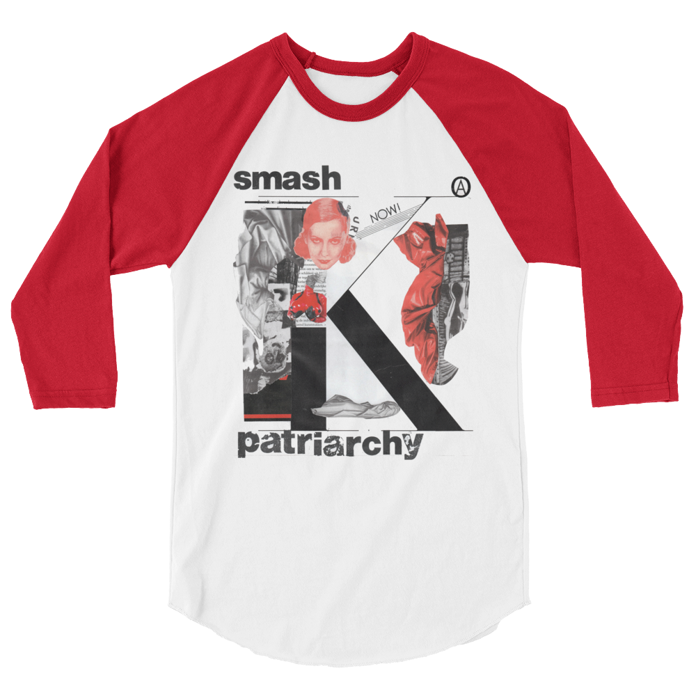 Paper Surgery "Smash Patriarchy" 3/4 Shirt