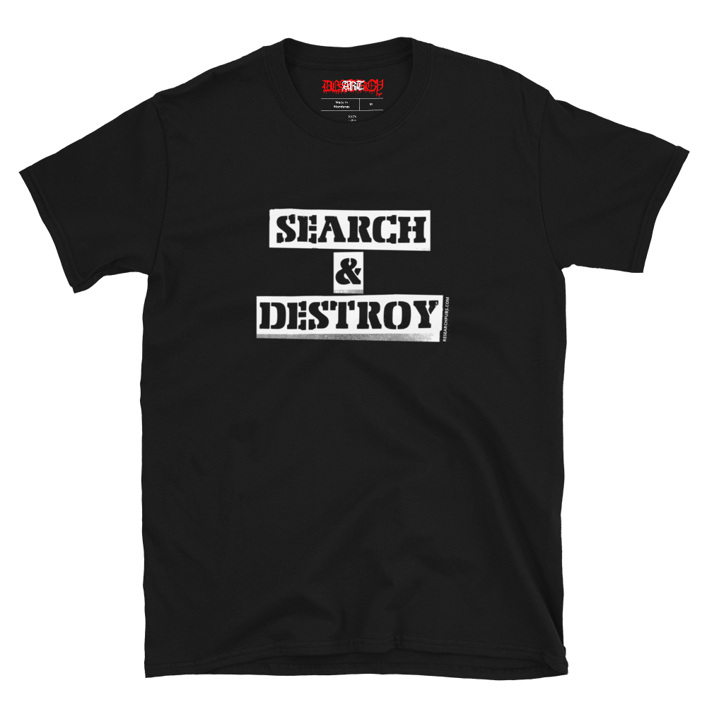 V. Vale "Search & Destroy Stencil" T-Shirt