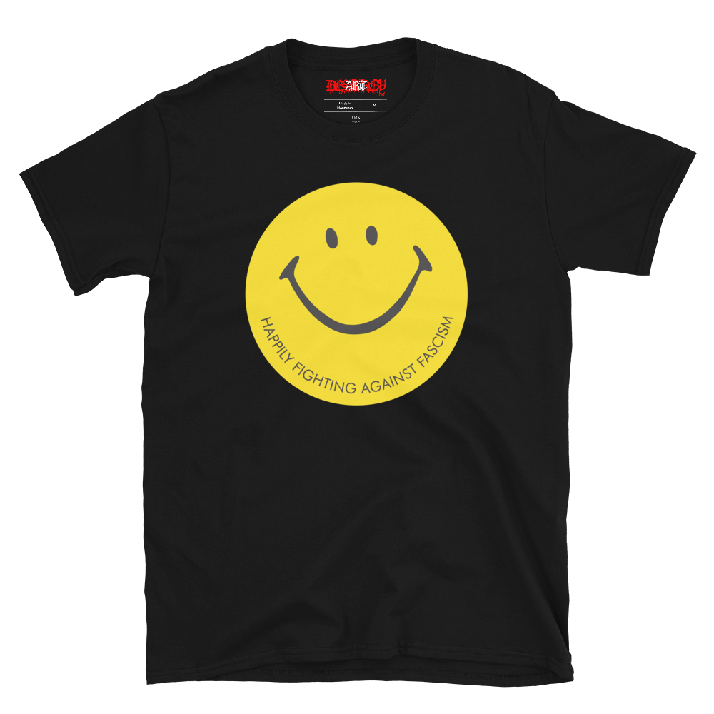 Stealworks "Happily Fighting Fascists" T-shirt