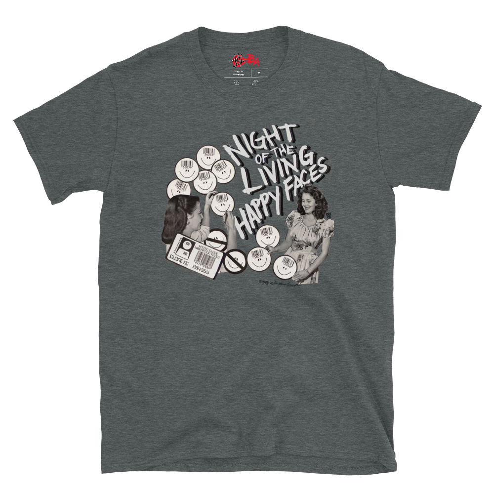 Winston Smith "Night Of The Living Happy Faces" Tee