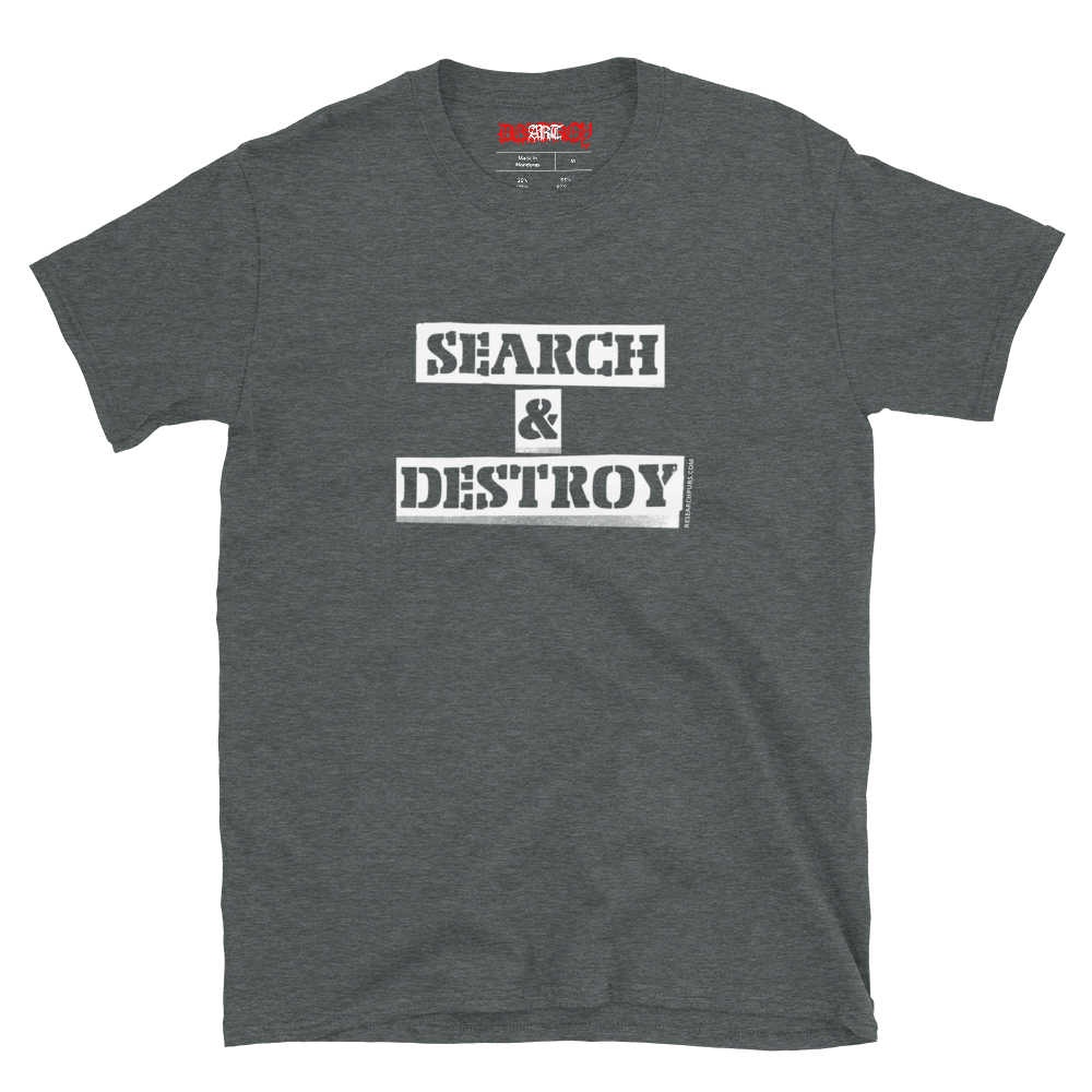 V. Vale "Search & Destroy Stencil" T-Shirt