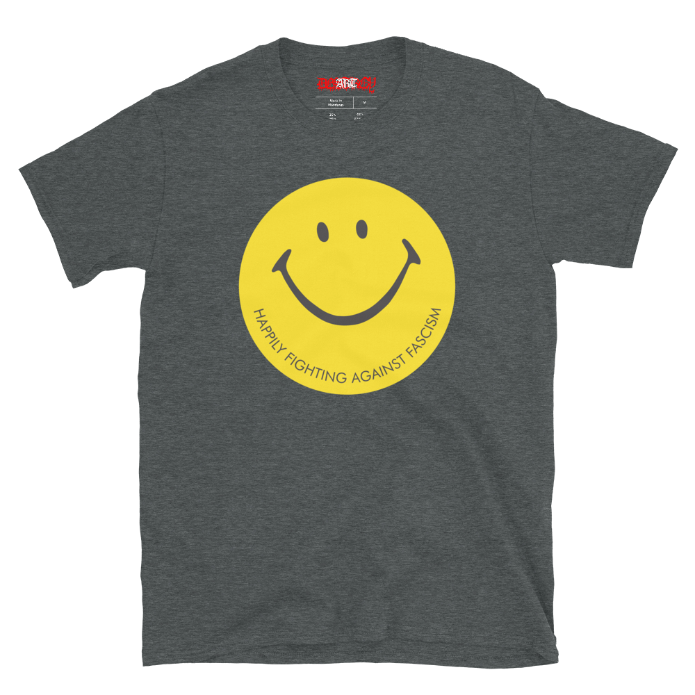 Stealworks "Happily Fighting Fascists" T-shirt