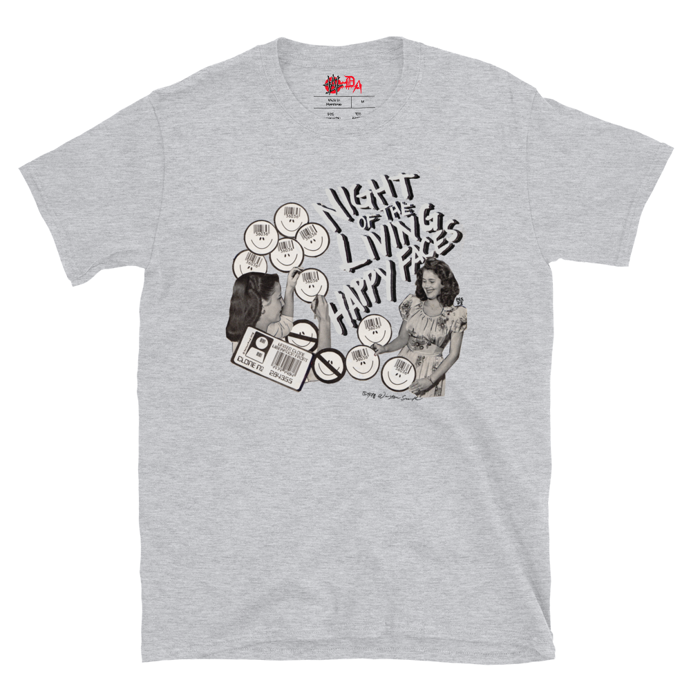 Winston Smith "Night Of The Living Happy Faces" Tee