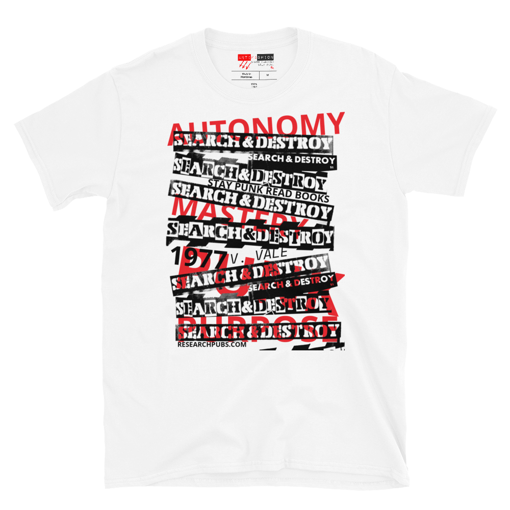 V. Vale "Search & Destroy Principles" T-Shirt