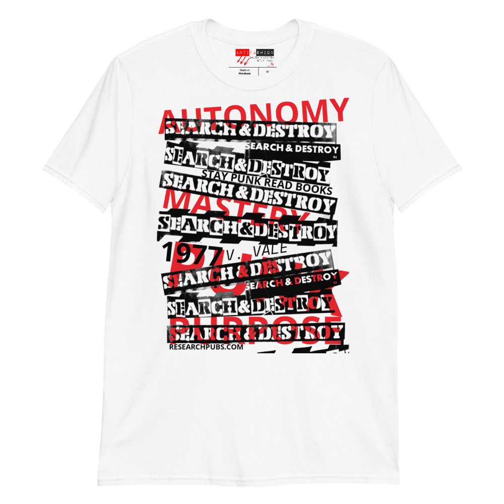 V. Vale "Search & Destroy Principles" T-Shirt