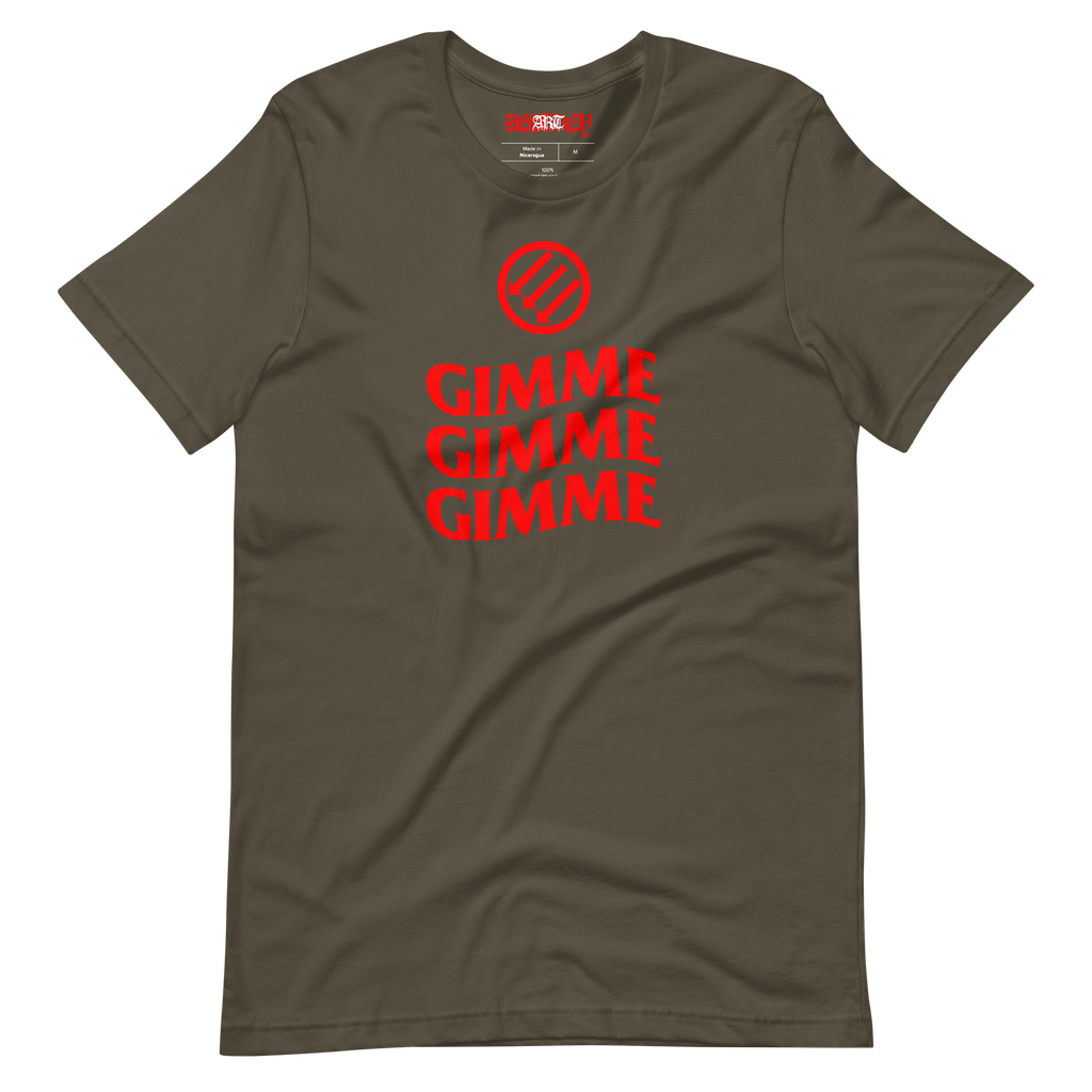 Stealworks "Gimme Gimme Gimme Antifascist" Red Tee