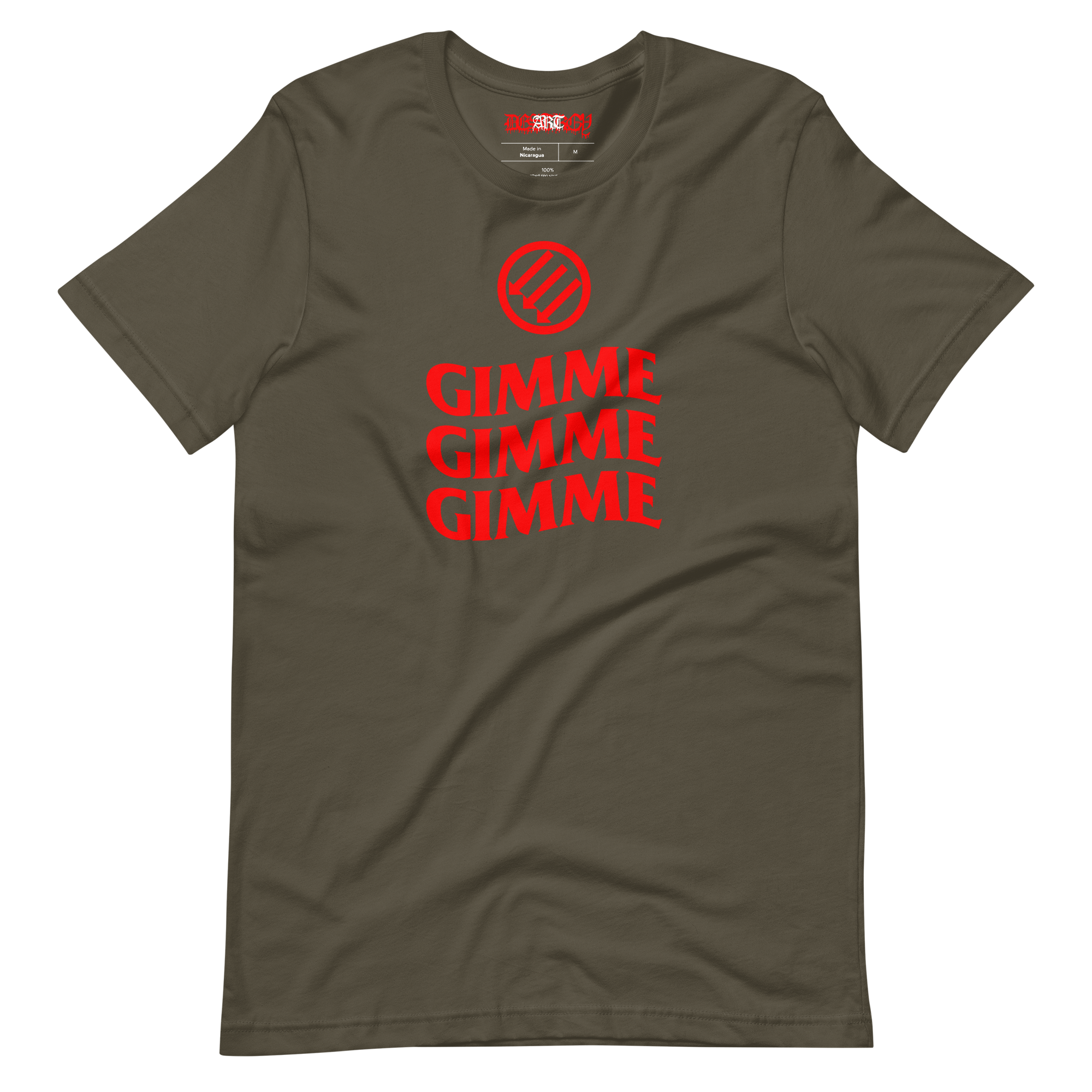 Stealworks "Gimme Gimme Gimme Antifascist" Red Tee