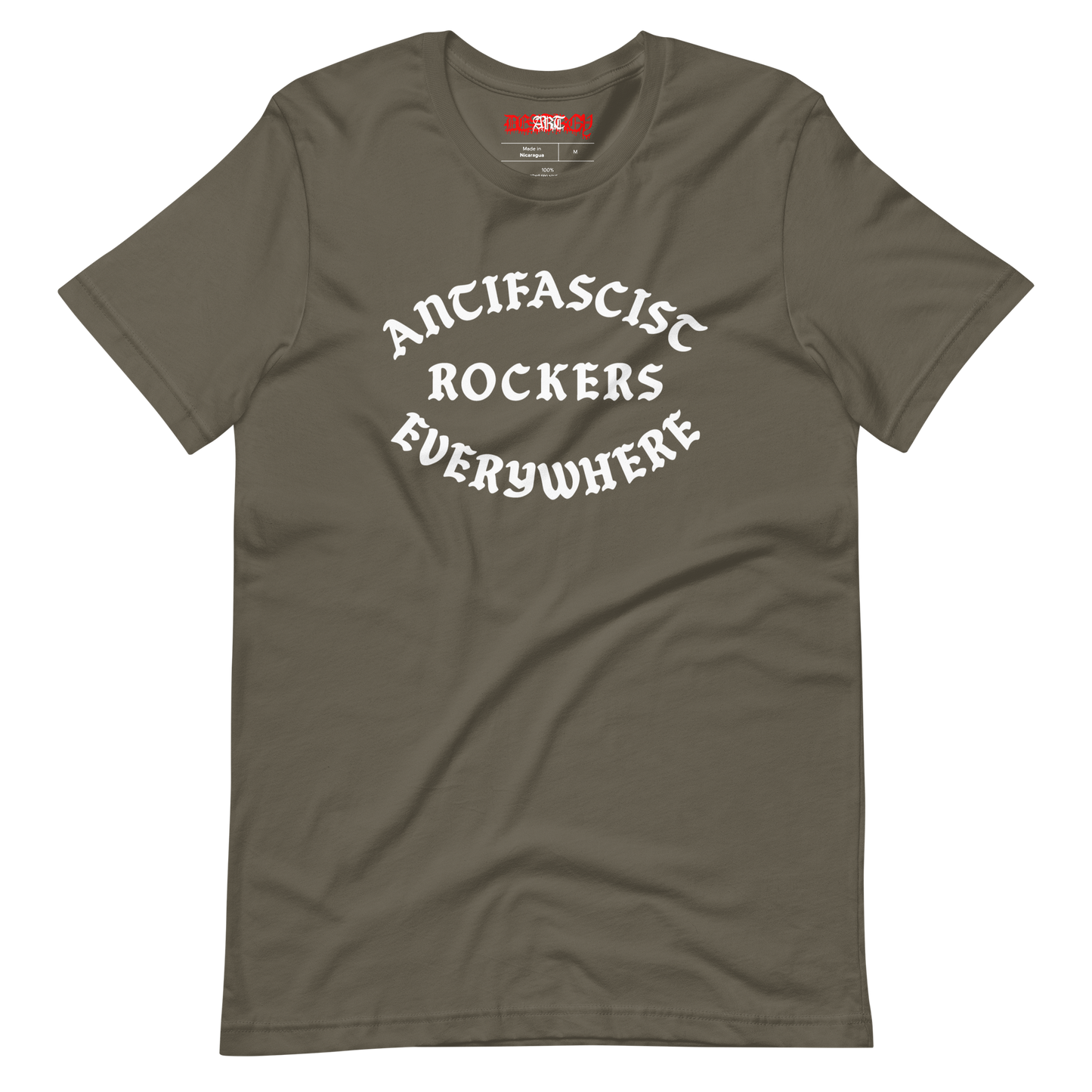 Stealworks "Antifascist Rockers Everywhere" T-shirt