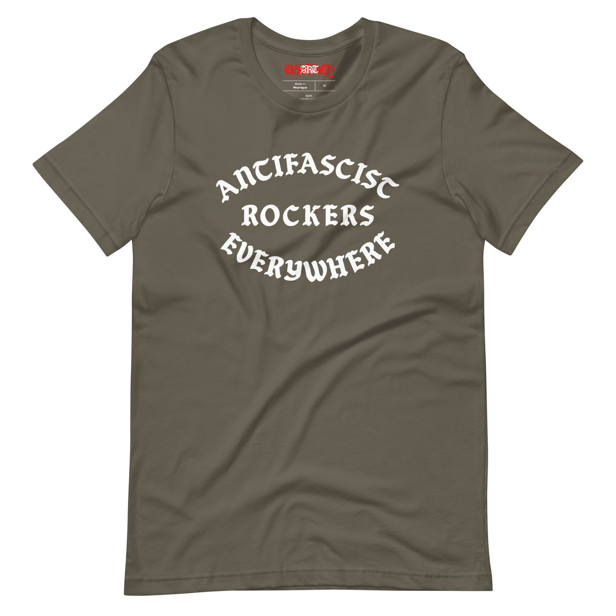 Stealworks "Antifascist Rockers Everywhere" T-shirt