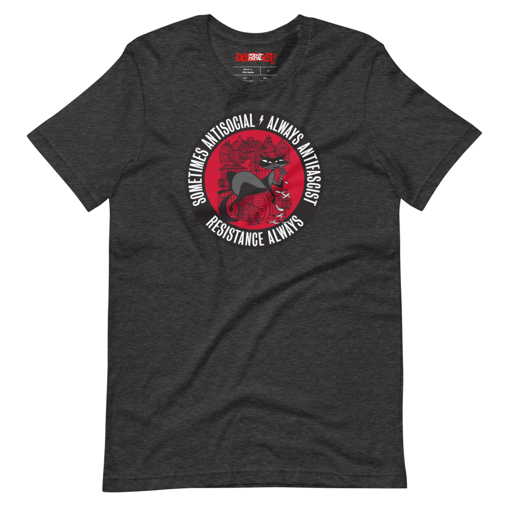 Stealworks "Cat Bird Antifascist" Tee