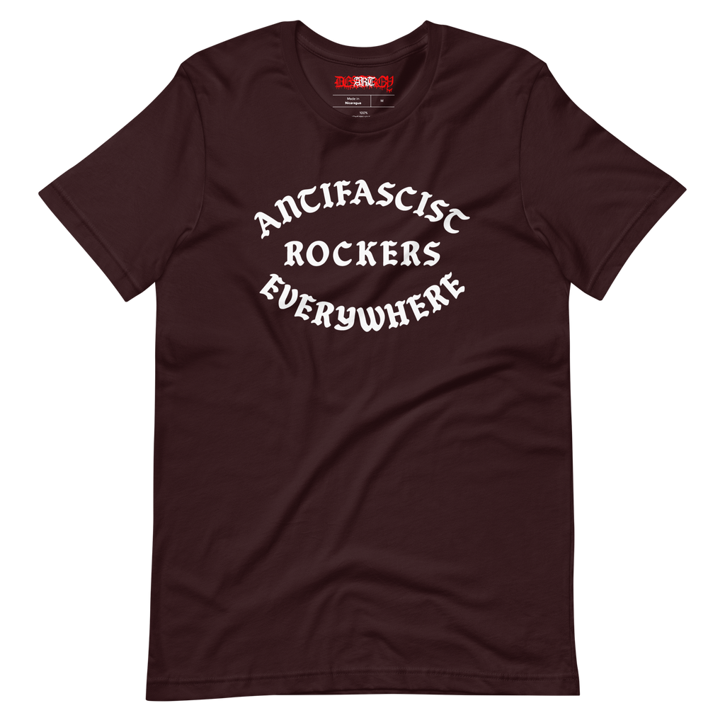 Stealworks "Antifascist Rockers Everywhere" T-shirt