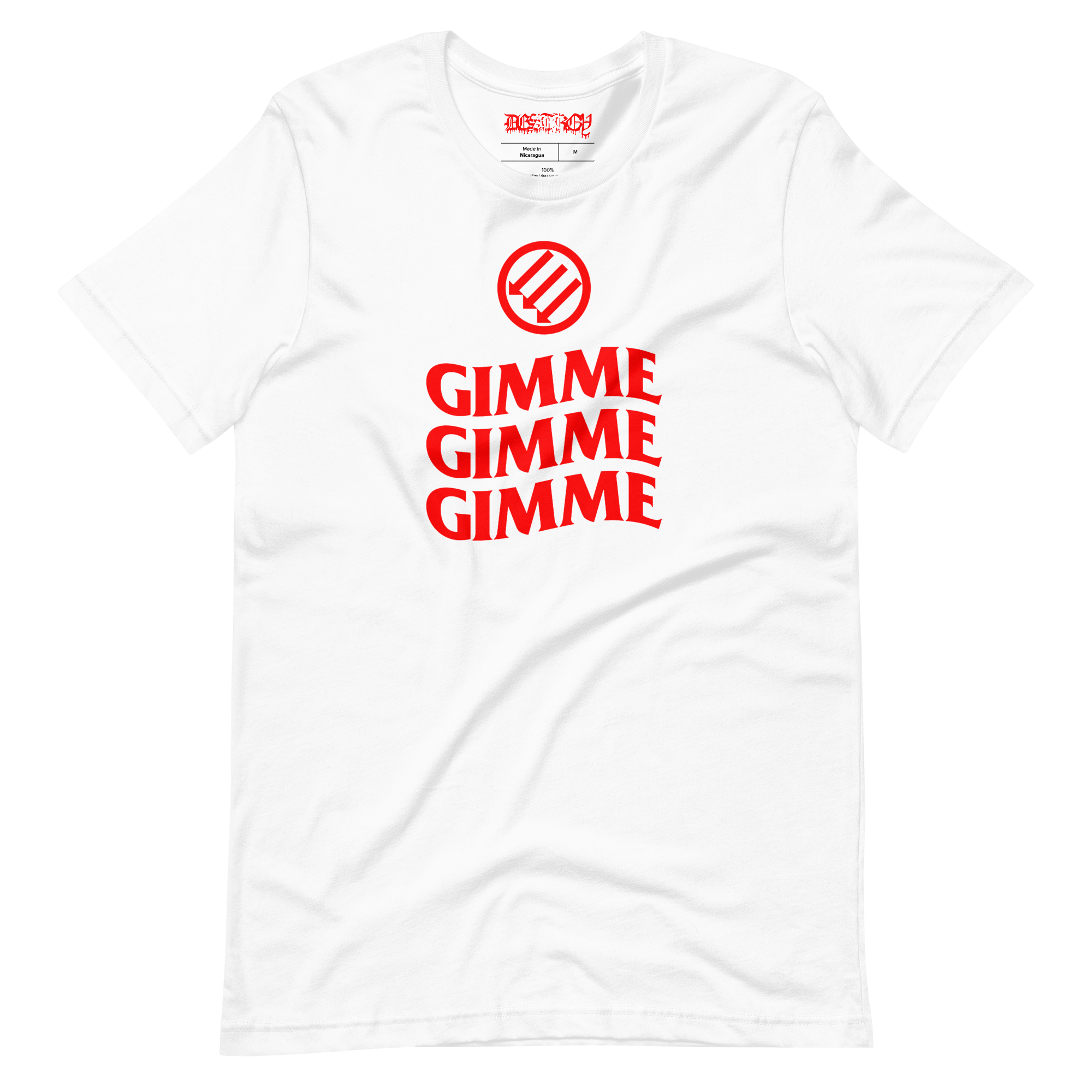 Stealworks "Gimme Gimme Gimme Antifascist" Red Tee