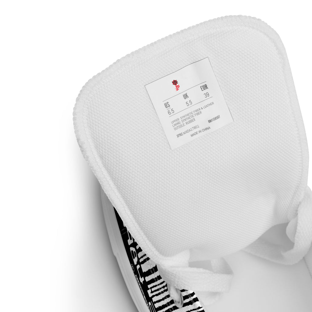 Winston Smith "1984 = 2024" Women’s high top canvas shoes